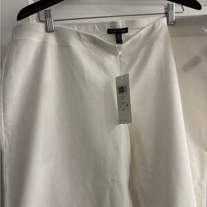 Eileen Fisher White Trousers
